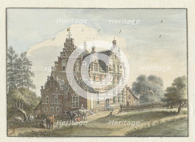 The house Den Dam near Zutphen, 1748. Creator: Jan de Beyer.