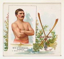 William O'Connor, Oarsman, from World's Champions, Second Series (N43) for Allen & Ginter ..., 1888. Creator: Unknown.