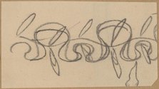 Study for a Border Design, 1890/1897. Creator: Charles Sprague Pearce.