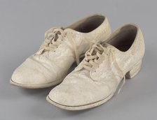 Pair of nurse's shoes worn by Pauline Brown Payne, 1944. Creator: Unknown.