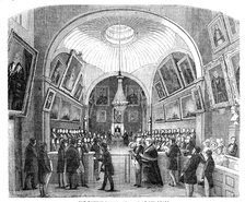 The Common Council Chamber at Guildhall, 1844. Creator: V. Arnold.