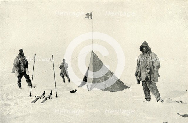 'Amundsen's Tent at the South Pole', January 1912, (1913). Artist: Henry Bowers.