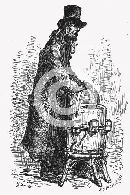 'Lemonade Vendor', 1872.  Creator: Gustave Doré.