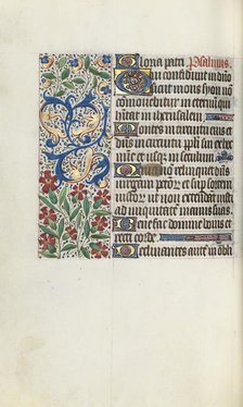 Book of Hours (Use of Rouen): fol. 71v, c. 1470. Creator: Master of the Geneva Latini (French, active Rouen, 1460-80).