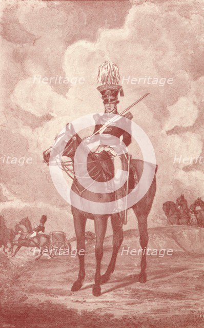 'Officer, Foot Artillery', c1825 (1909). Artist: Henry Thomas Alken.