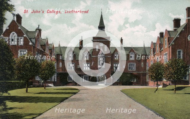 St John's College, Leatherhead, Surrey, 20th century. Artist: Unknown