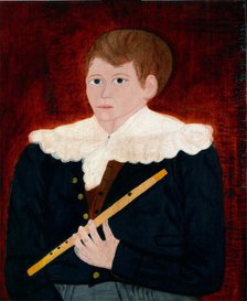 Boy with a Flute, c1820. Creator: Unknown.