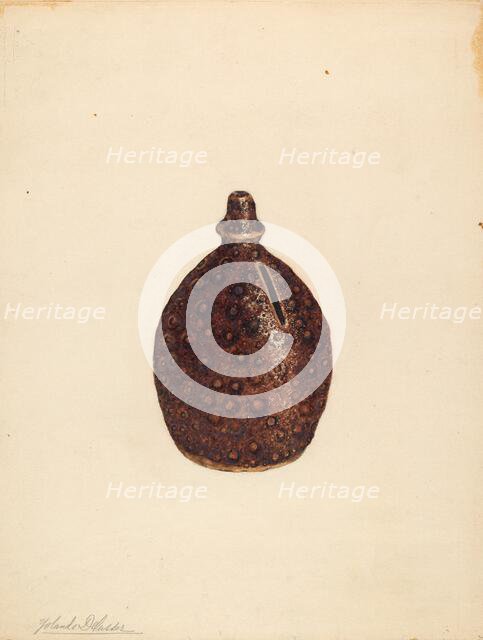 Money Bank, c. 1938. Creator: Yolande Delasser.