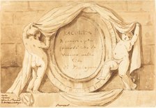 Title Page: Oval Design from the Church of San Michele de Bosco, Bologna, 1772. Creator: Jean Claude Richard Saint-Non.