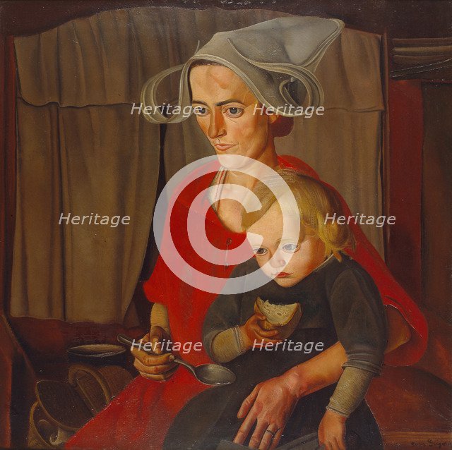 The Poverty, 1925. Artist: Grigoriev, Boris Dmitryevich (1886-1939)