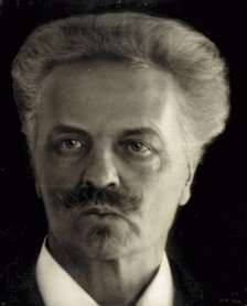 Portrait of August Strindberg, 1908. Creator: Herman Andersson.