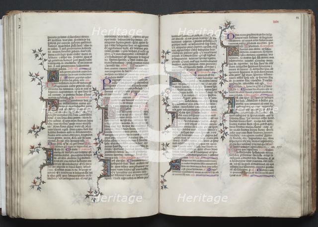 The Gotha Missal: Fol. 88r, Text, c. 1375. Creator: Master of the Boqueteaux (French); Workshop, and.