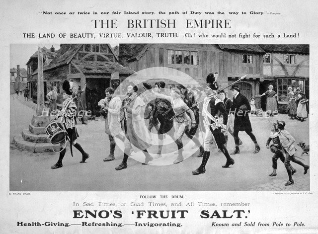 Eno's Fruit Salt advertisement, 1914.Artist: Frank Dadd