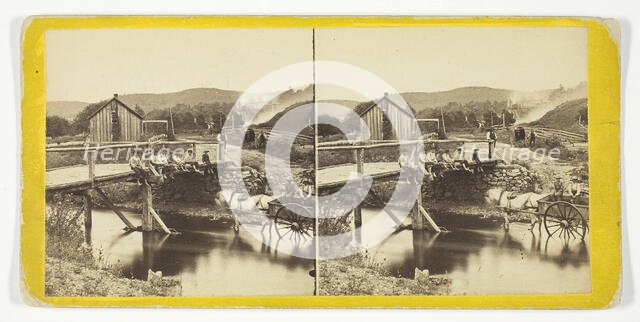 Bridge Over the Ramapo at Greenwood, 1860/69. Creator: Anthony & Company.