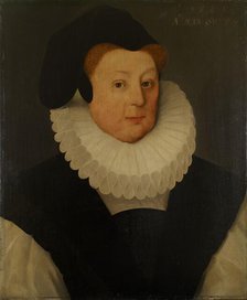 Portrait of Katherine, Lady Gresley, 1585. Creator: Unknown.