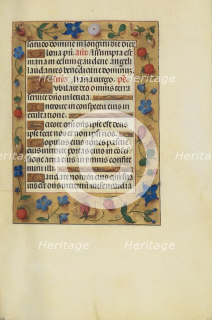 Decorated Text Page; Spinola Hours, about 1510-1520. Creator: Unknown.