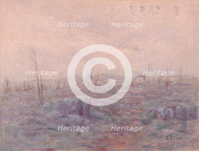 From Italian Front IX, around 1914-1918. Creator: Dezider Czölder.