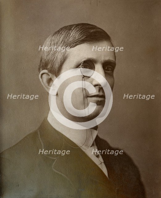 Brandon Thomas, British actor, playwright and song writer, 1887. Artist: Ernest Barraud