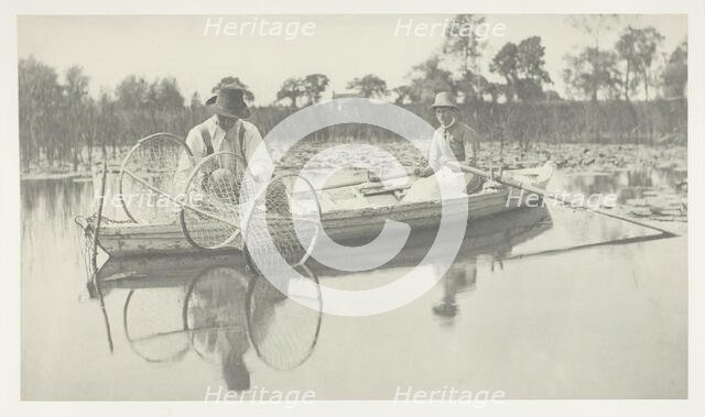 Setting the Bow-Net, 1886. Creator: Peter Henry Emerson.