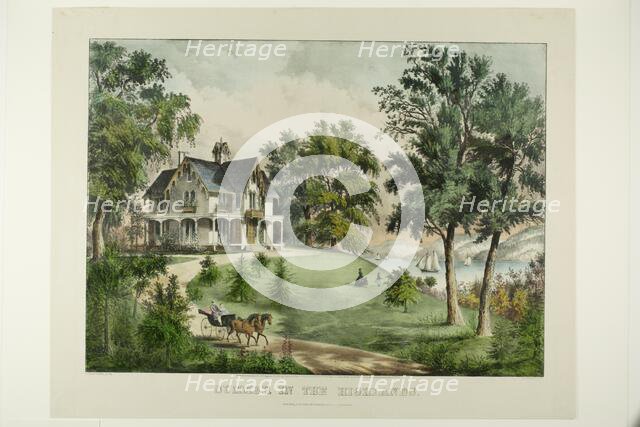 Summer in the Highlands, 1867. Creators: Unknown, Nathaniel Currier, James Merritt Ives, Currier and Ives.