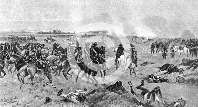 The Battle of Malplaquet, 11 September 1709, (1910). Artist: Unknown