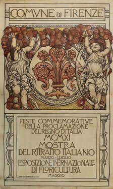 Feste Commemorative della Proclamazione del Regno d'Italia a Firenze, 1911. Creator: Chini, Galileo (1873-1956).
