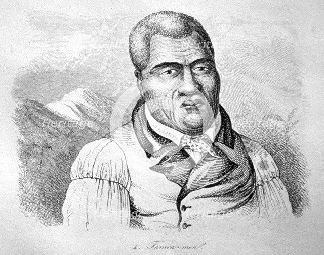 Kamehameha I, c1770-1819. Artist: Ludwig Choris