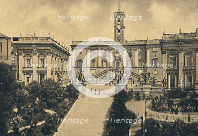 'Roma - The Capitol: in the centre Palace of the Senators now City Hall ', 1910.  Artist: Unknown.