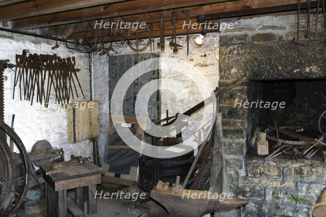 Smithy, North of England Lead Mining Museum, Killhope, Weardale, Durham.