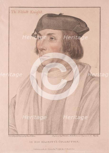 Sir Thomas Eliott, 1794. Creator: Francesco Bartolozzi (British, 1727-1815).