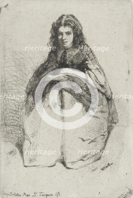 Fumette, 1858. Creator: James Abbott McNeill Whistler.