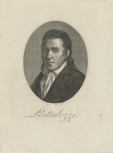 Portrait of Johann Heinrich Pestalozzi (1746-1827) , 1805. Creator: Anonymous.