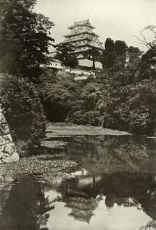 'An Old Feudal Castle from the Moat', 1910. Creator: Herbert Ponting.