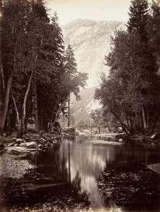 Eagle Point, 4,000 feet, Yosemite, ca. 1872, printed ca. 1876. Creator: Attributed to Carleton E. Watkins.