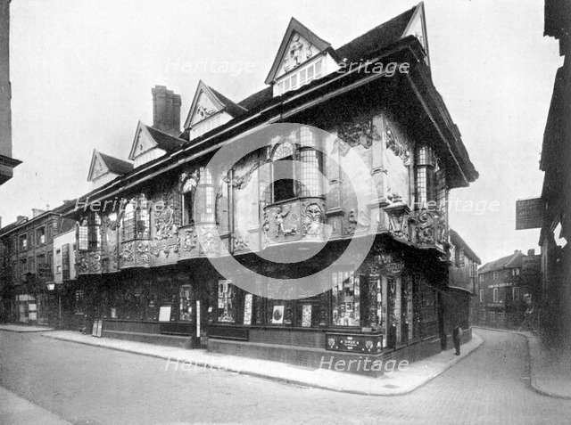 Ancient house, Ipswich, Suffolk, England, 1924-1926.Artist: Valentine & Sons Ltd