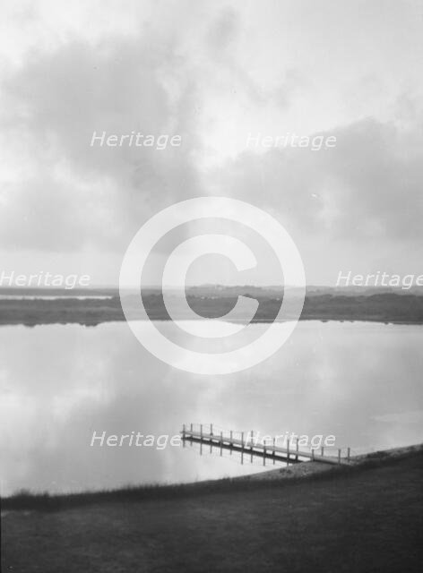 Water scene from the grounds of "The Shallows," property of Lucien Hamilton Tyng, Southampton, Long  Creator: Arnold Genthe.