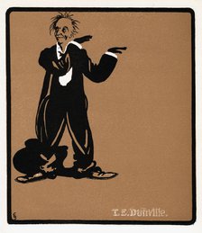 TE Dunville (1868-1924), English singer and comedian, late 19th century. Artist: Unknown
