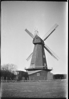 Black Mill, Barham Downs, Adisham, Canterbury, Kent, 1929. Creator: Francis Matthew Shea.
