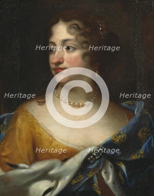 Ulrika Eleonora d.ä. 1656-1693, Queen of Sweden Princess of Denmark, 1677. Creator: Jacques d'Agar.