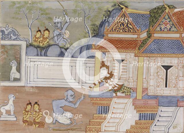 Vessantara Jataka, Chapter 8 (The Royal Children), 1920-1940. Creator: Unknown.
