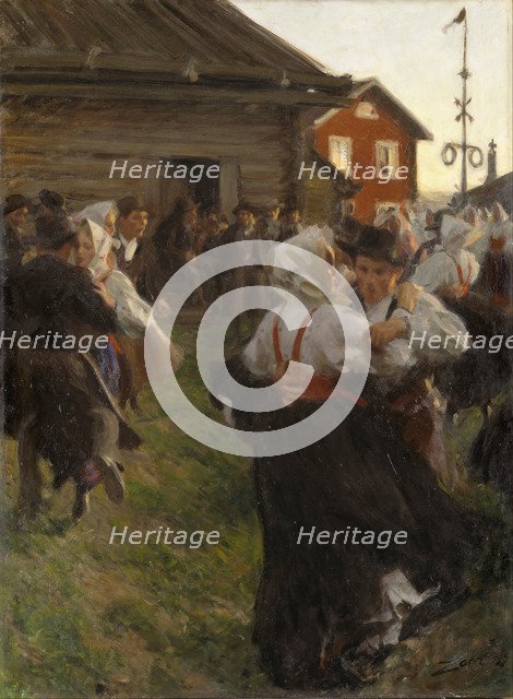Midsummer Dance. Artist: Zorn, Anders Leonard (1860-1920)