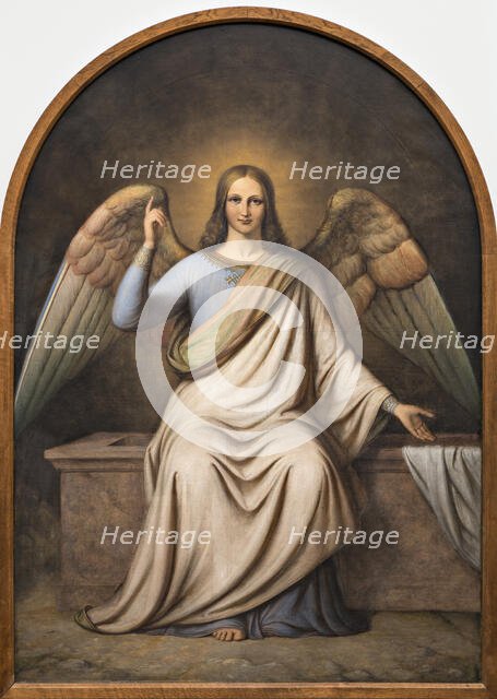 The Angel at the Tomb of Christ, 1846. Creator: Johan Ludvig Gebhard Lund.
