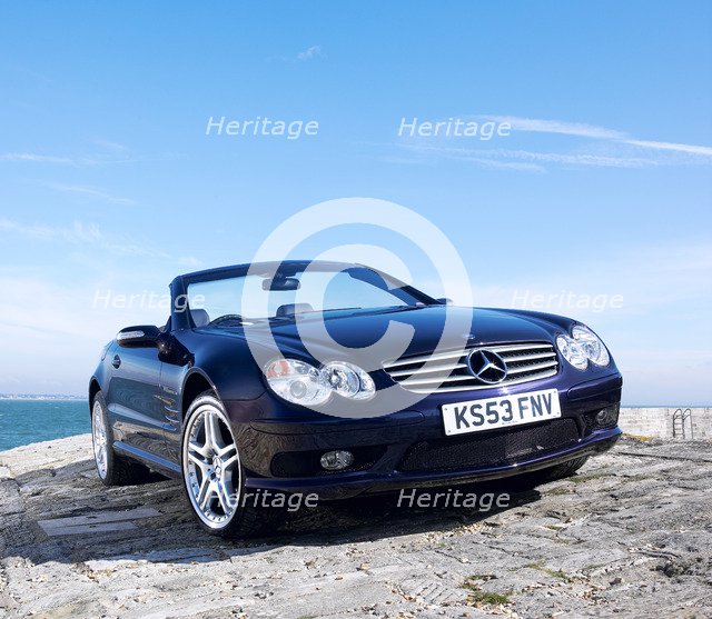 2003 Mercedes Benz SL55 AMG. Artist: Unknown.