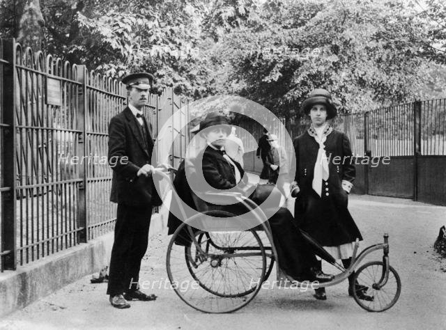 1895 Invalid chair. Creator: Unknown.