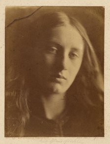 Study Head of St. John, 1866. Creator: Julia Margaret Cameron.