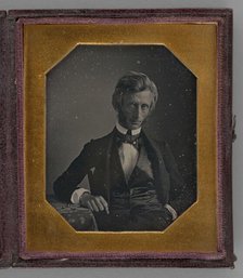 Untitled (Portrait of Man), 1846. Creator: Mathew Brady.