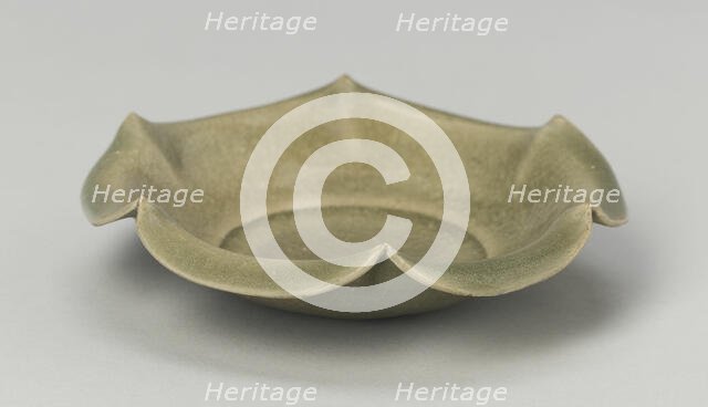 Dish with Inverted Petal-Lobed Rim, Northern Song dynasty (960-1127). Creator: Unknown.