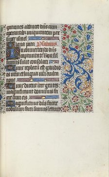 Book of Hours (Use of Rouen): fol. 72r, c. 1470. Creator: Master of the Geneva Latini (French, active Rouen, 1460-80).