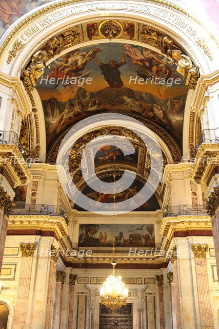 Interior, St Isaac's Cathedral, St Petersburg, Russia, 2011. Artist: Sheldon Marshall