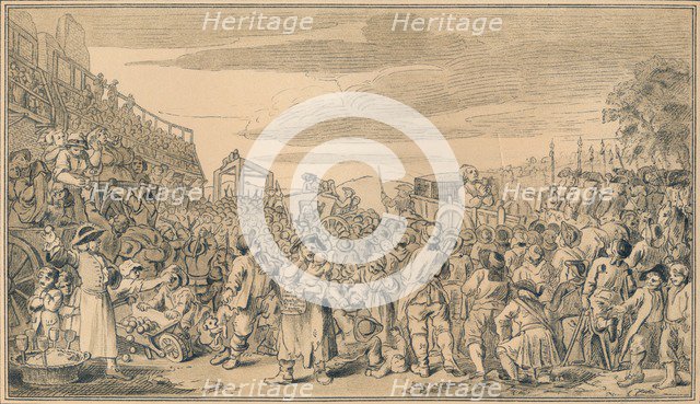 Sketch for plate XI of 'Industry and Idleness', 1747. Artist: William Hogarth.